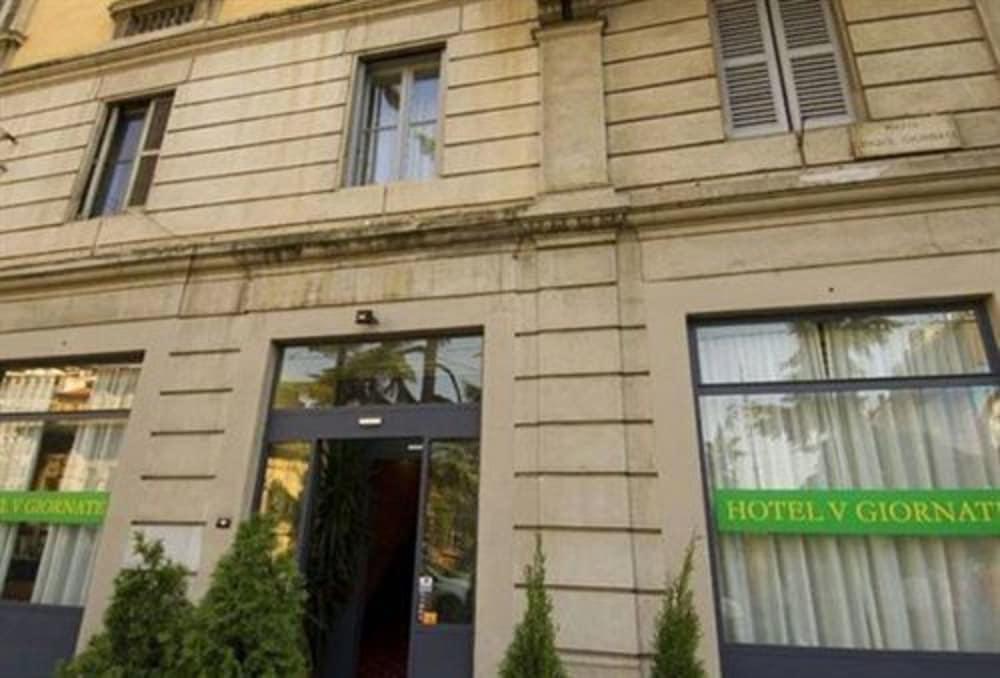 Hotel Cinque Giornate Milano Exterior foto